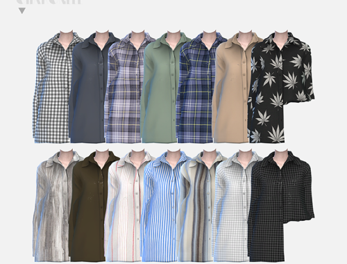 【CHARONLEE】Long Sleeves Shirt