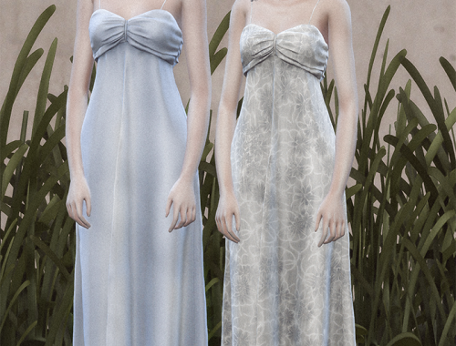 【CHARONLEE】Nuvonu Ruched Neckline Dress