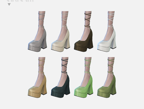 【CHARONLEE】Lamoda Lost Queen Chunky Platform Heels