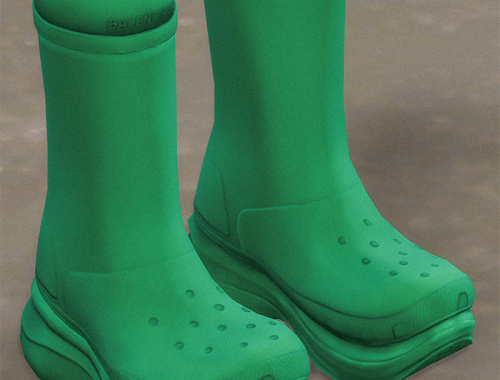 【CHARONLEE】Balenciaga Crocs™ Boots