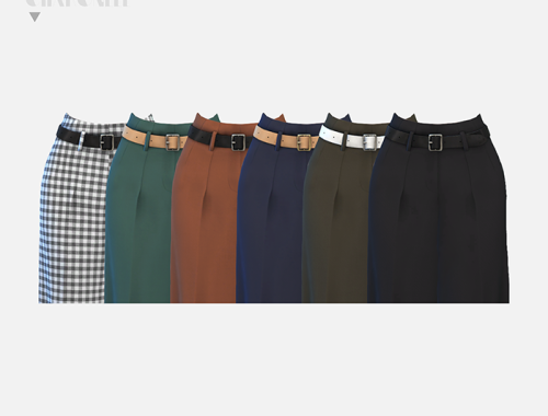 【CHARONLEE】Margaret Howell Stitch Pleat Crop Trousers