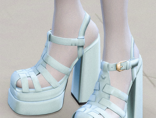 【CHARONLEE】Versace La Medusa Platform Sandals