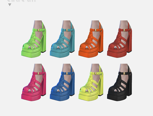 【CHARONLEE】Versace La Medusa Platform Sandals