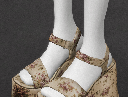【CHARONLEE】Unif Strappy Platform Sandals