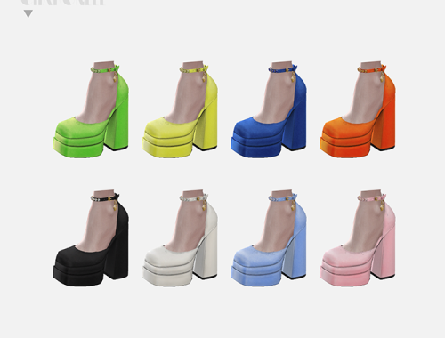 【CHARONLEE】Versace Medusa Aevitas Platform Pumps