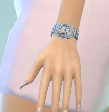 💎Cartier Box Set (Deco) - Santos De Cartier Watch (Wearable)💎
