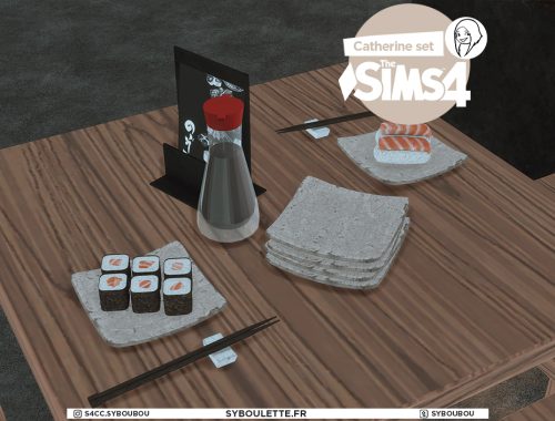 Catherine sushis restaurant set