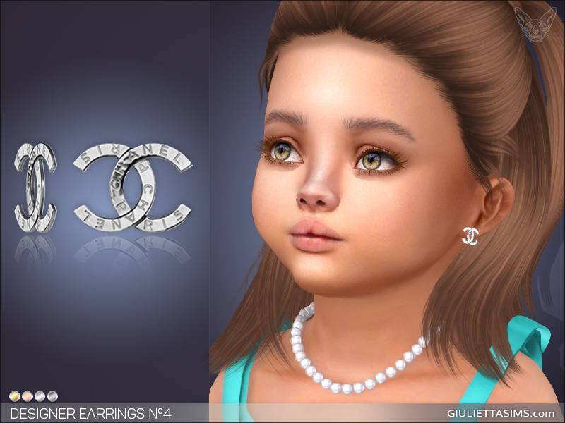 lille reform ske Designer Earrings № 4 For Toddlers - The Sims 4 Catalog