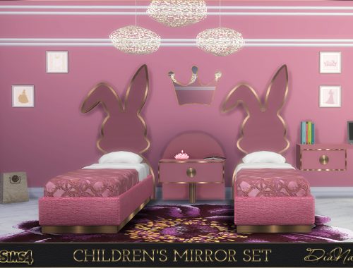 Children's mirror set