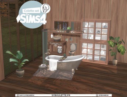 Colette bathroom set