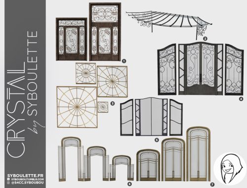 Crystal windows & doors set