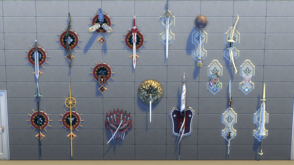 Fate Apocrypha Display Weapon Set The Sims 4 Catalog