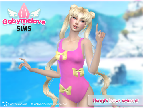Usagi's bows swimsuit (Sailor Moon) for women | Patreon EXCLUSIVE version: More Colors!