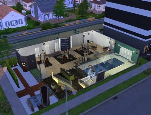 Having A Fit Health Club Restaurant