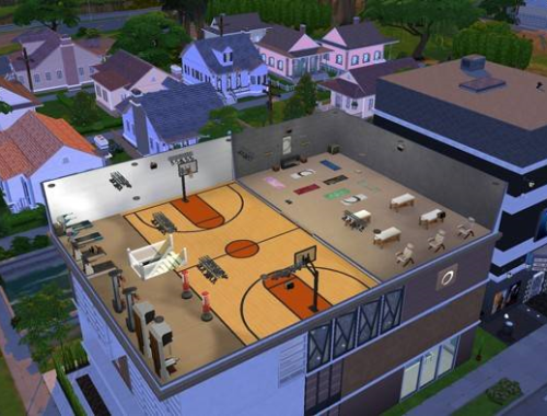 Having A Fit Health Club Restaurant