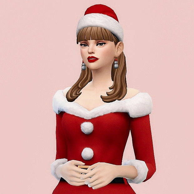 The Sims 4 | MERRY CHRISTMAS | Female - The Sims 4 Catalog