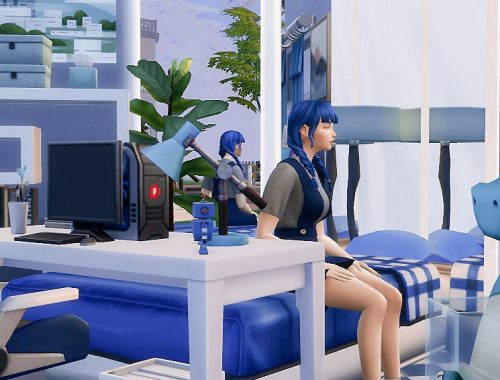 The Sims 4 | BLUE BEDROOM | Build