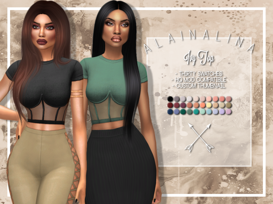 Ivy Top - The Sims 4 Catalog