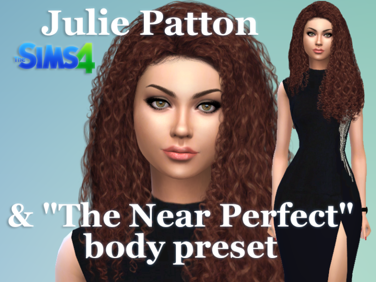 Julie Patton And The Near Perfect Body Preset The Sims 4 Catalog