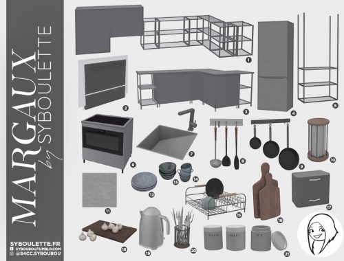 Margaux kitchen set