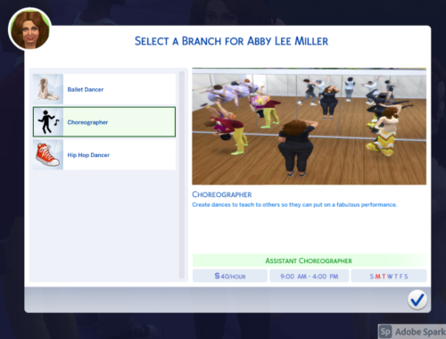 Dancer Career