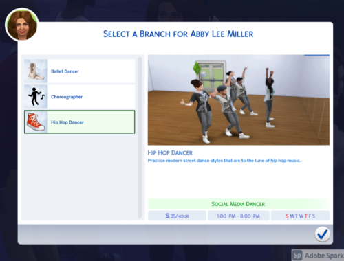 Dancer Career