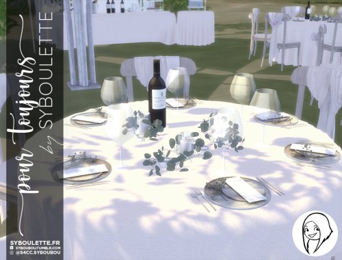Pour toujours wedding set