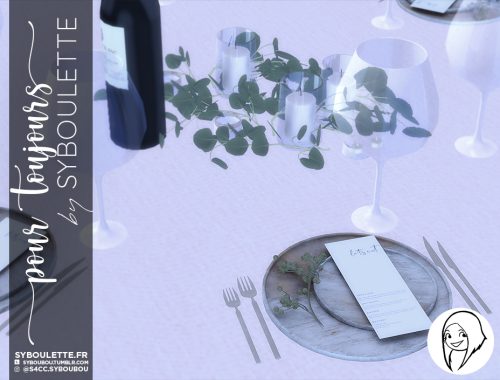 Pour toujours wedding set