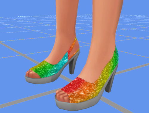 AF S4 Basegame Slingback Platform Pumps RECOLORS