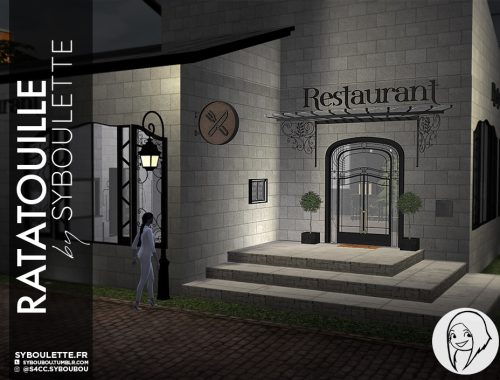 Ratatouille restaurant set