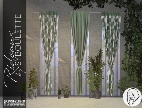 Rideaux curtains set