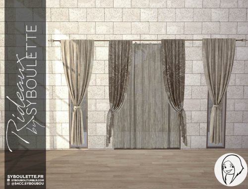 Rideaux curtains set
