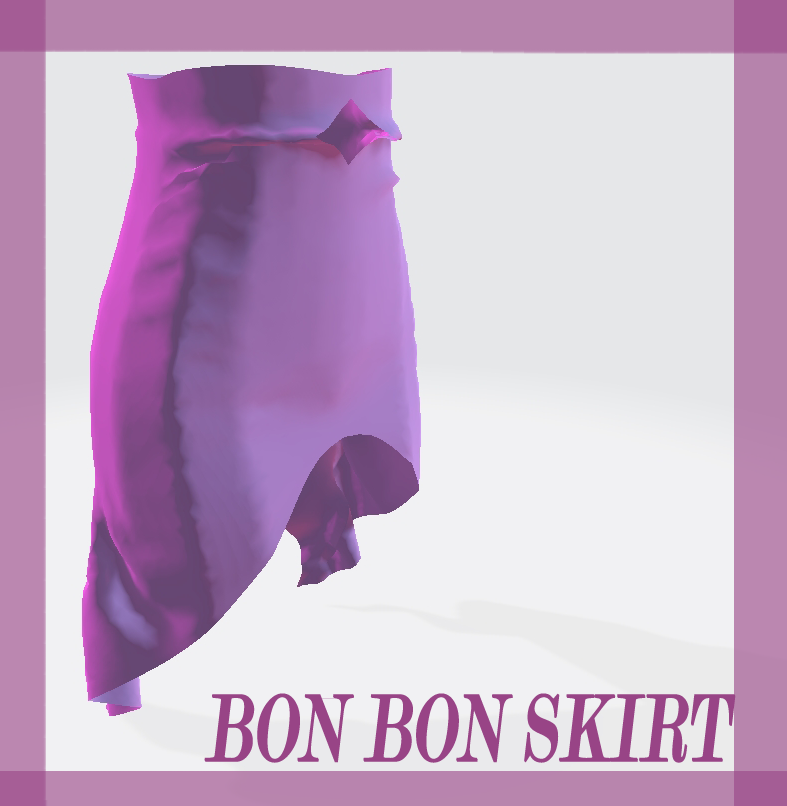 'Bon-Bon' Skirt, Made By Me ALL, the MESH + Texture in MD 3D ! - The ...