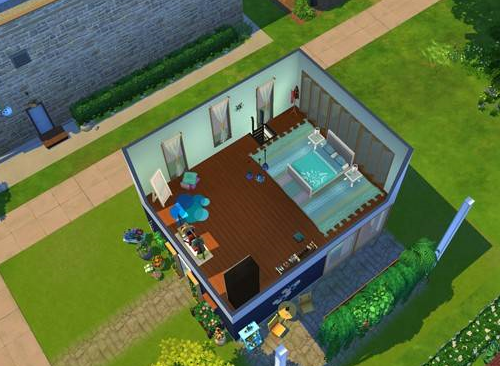 Small house for lovebirds