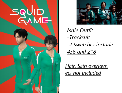 Squid Game Outfit Collection
