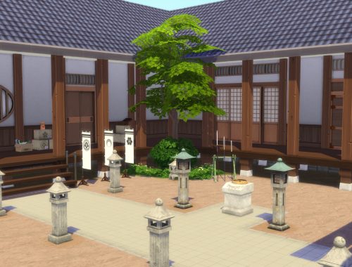 Touken Ranbu Courtyard Set