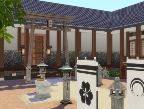 Touken Ranbu Courtyard Set