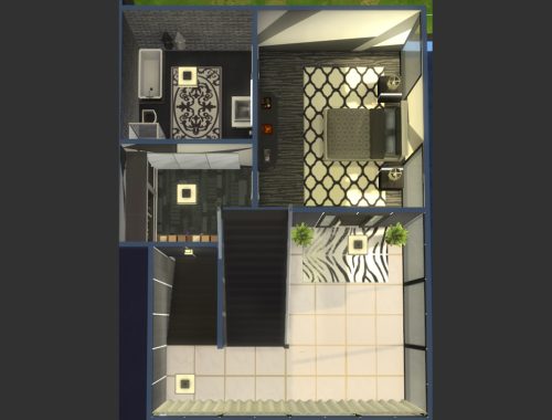04. The Weird House | Black-White House Minimalist