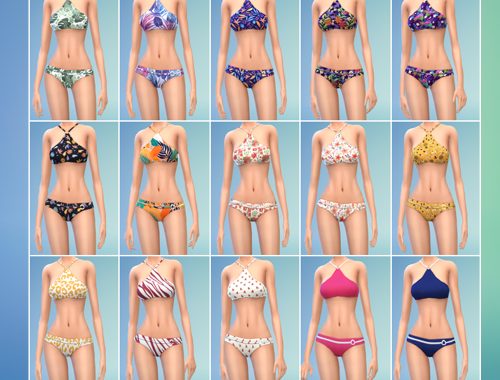 floral swimwear