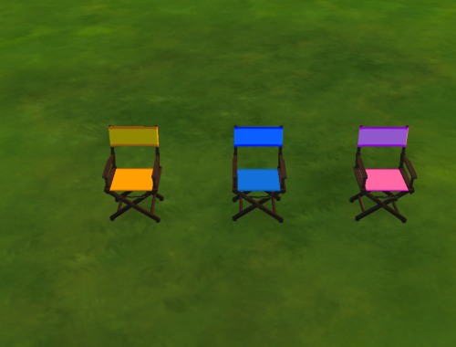 director's chair colored