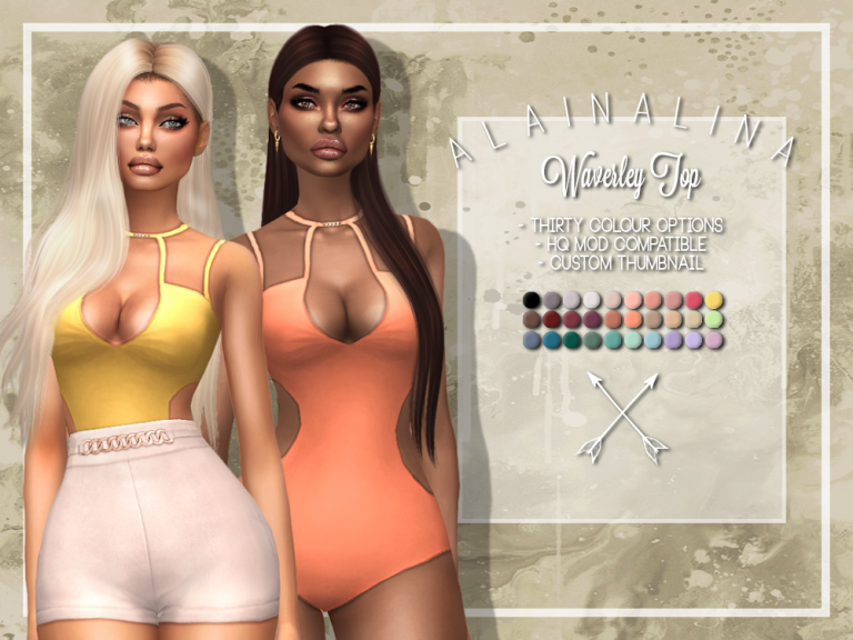 Waverley Bodysuit - The Sims 4 Catalog