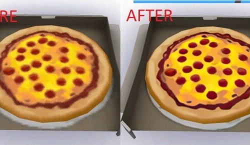 A.I. Upscaled Food by Cowplant’s Cake