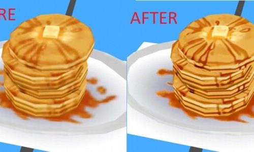 A.I. Upscaled Food by Cowplant’s Cake