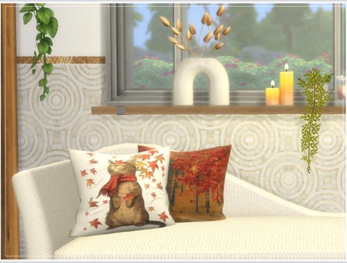 A Touch Of Autumn Cushions [Mesh Required]