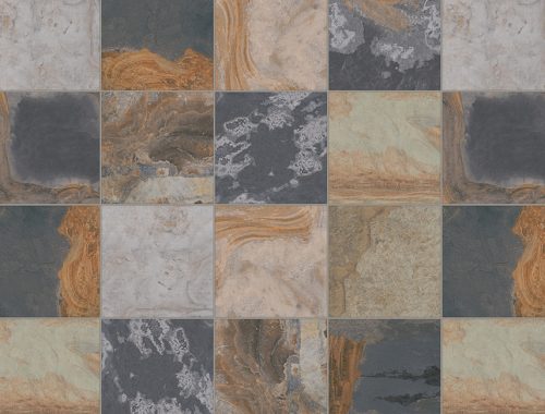 Abbey Black Multi Stone Floor Tiles