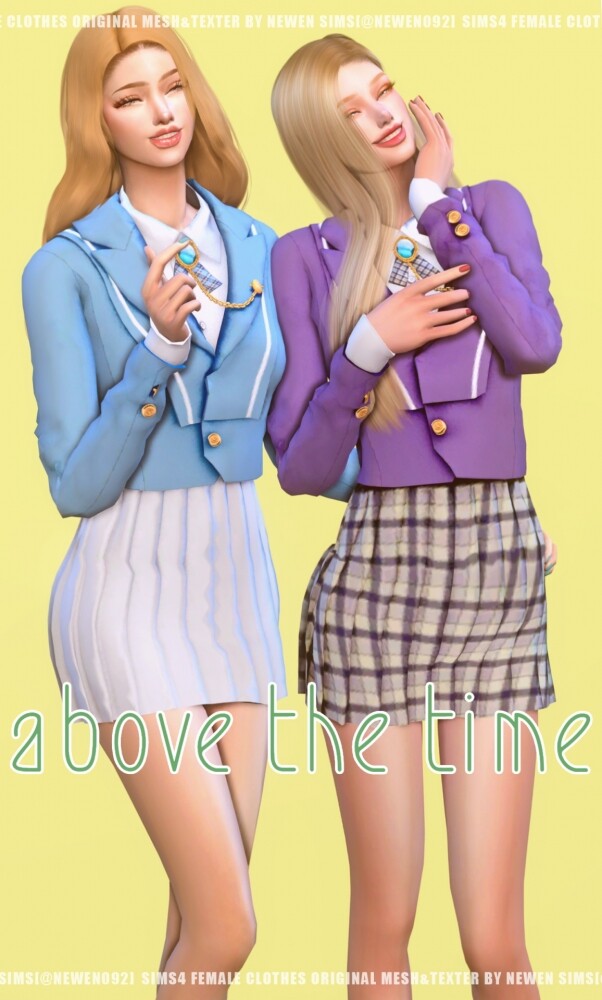 Above the time school uniforms at NEWEN - The Sims 4 Catalog