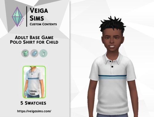 Adult BG Polo Shirt for Child