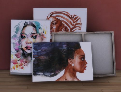 African Beauty Canvases