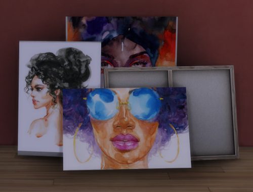 African Beauty Canvases