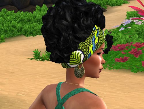 African Curls Head Wrap II